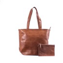 Paijem Oval Tote Bag - Cognac