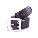 Leather Belt 3.8 - Black