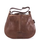 Italy Oval M Sling Bag - Dark Brown