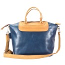Lestari Satchel Bag - Blueberry