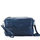 Beran Leather Clutch - Blue