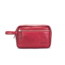 Opu Leather Clutch - Red
