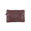 Kali Leather Pouch - Dark Brown