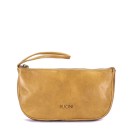 Leather Pouch Beauty Case - Yellow