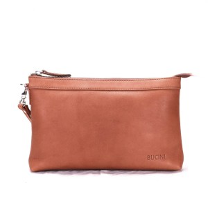 Nagari Leather Clutch