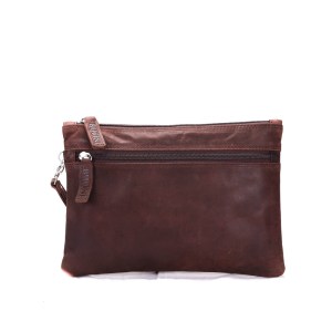 Opak Brown Goat Leather Pouch