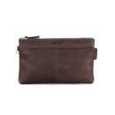 Bana Leather Pouch - Dark Coffee