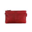 Bana Leather Pouch - Red