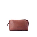 Batari Leather Pouch - Dark Brown