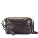 Beran Leather Clutch - Dark Coffee