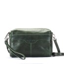 Beran Leather Clutch - Green