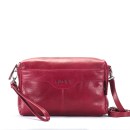 Beran Leather Clutch - Red