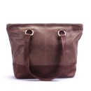 Blanjan MDF Chedar Dark Brown Tote Bag - Chedar
