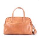Farida Satchel Bag - Cognac