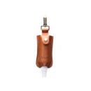 BUCINI Hansa - Hand Sanitizer Holder - Cognac