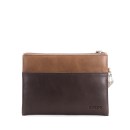 Leather Pouch Ina - Dark Brown