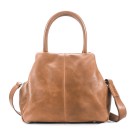 Mandy M Satchel Bag - Cognac