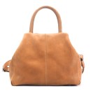 Mandy M Satchel Bag - Tobacco