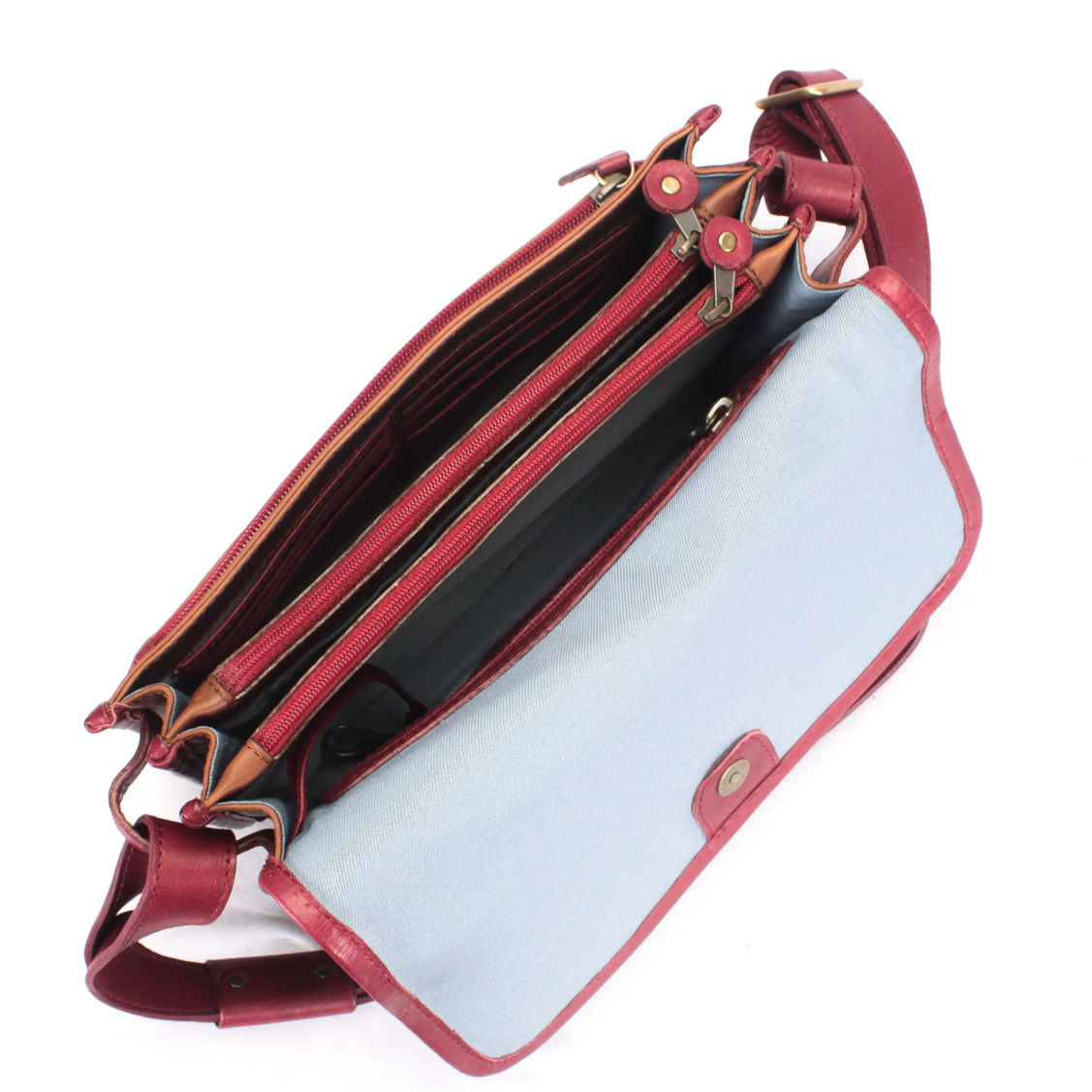 Mantili Cognac - Red Crossbody Bag - Image 4