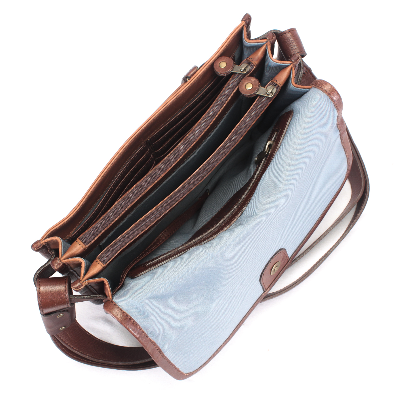 Mantili Cognac - Dark Brown Crossbody Bag - Image 4