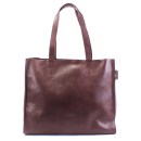Paijem Horizontal Tote Bag - Dark Brown