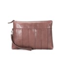 Leather Pouch Aswi - Dark Brown
