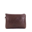 Leather Pouch Salam - Dark Brown