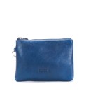 Leather Pouch Salam - Blue