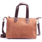 Zara Sara New Satchel Bag - Cognac Brown