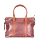 Saras Ardo Satchel Bag - Burgundy