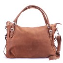 Tulusa Satchel Bag - Cognac