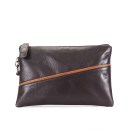 Leather Pouch Wadas - Dark Coffee