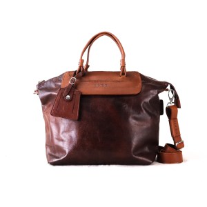 Lestari Goat Leather Satchel Bag