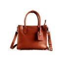 Ambar Satchel Bag - Dark Brown